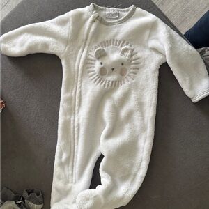 Cozy White Baby One Piece